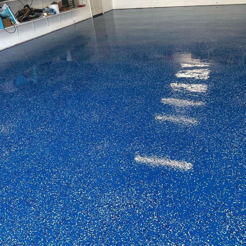 Anti-slip epoxy coating on a walkway in Simi Valley